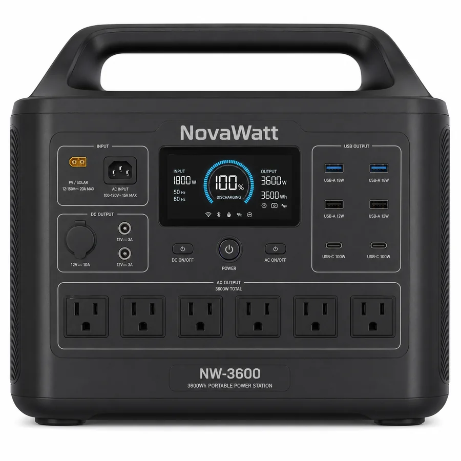 Power station portátil 3600 Wh